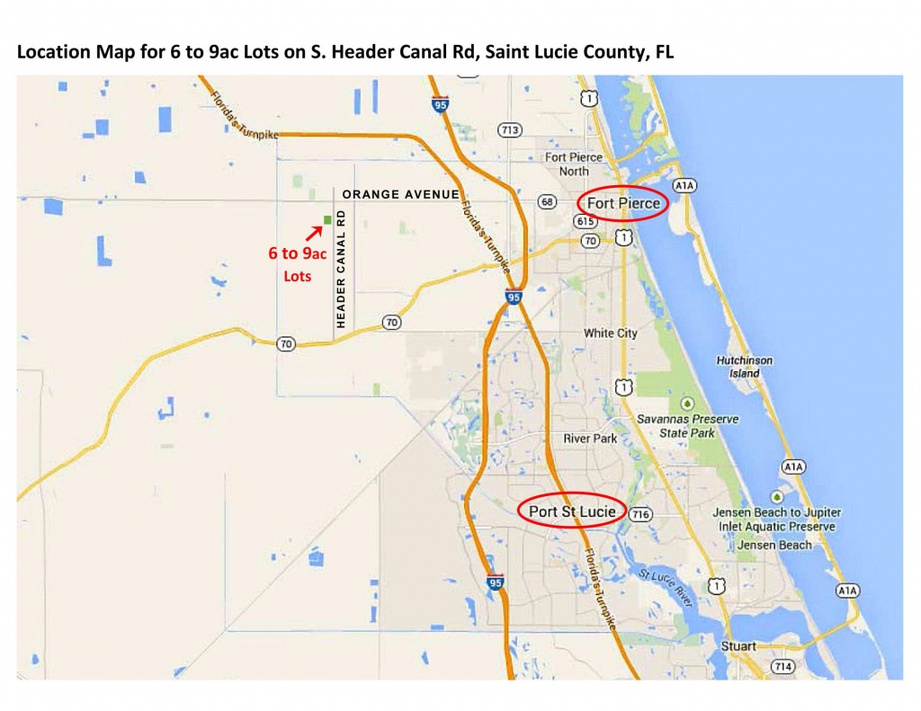 1101 S Header Canal Rd, Fort Pierce, Fl 34945 - Lot/land - Mls #rx - Where Is Ft Pierce Florida On A Map
