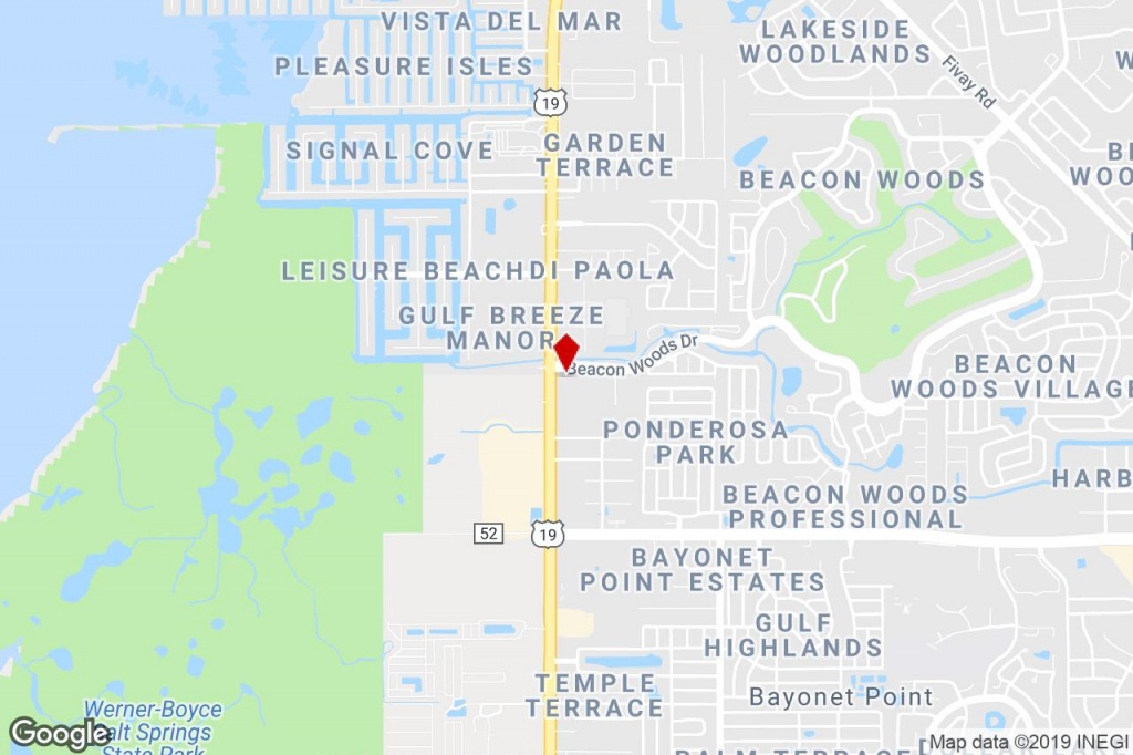 12426 Us Highway 19, Hudson, Fl, 34667 - Restaurant Property For - Hudson Florida Map