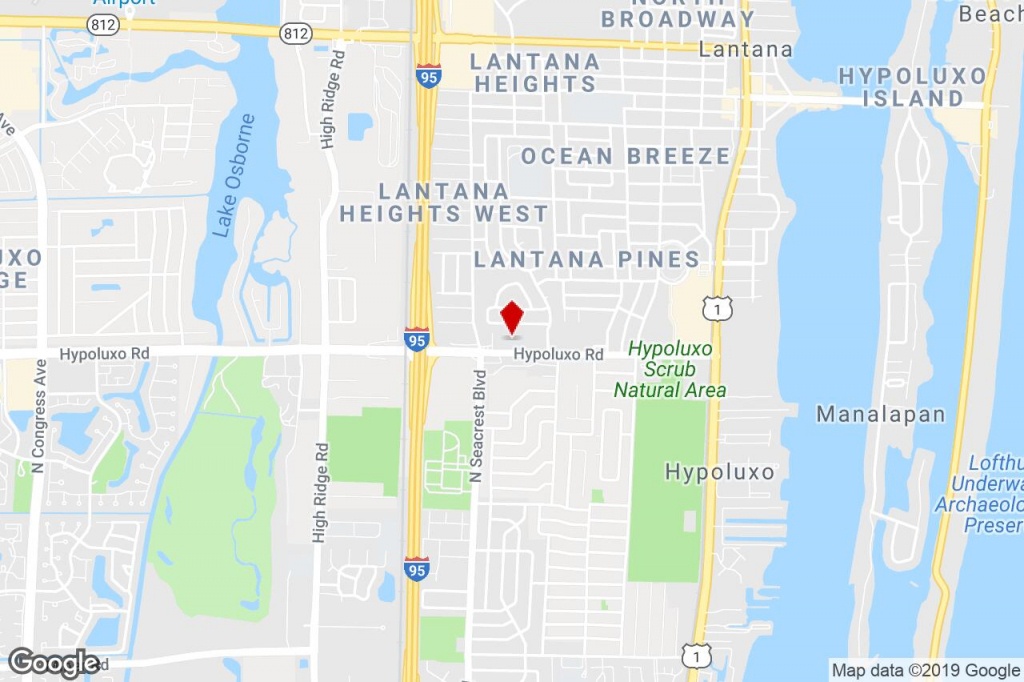 1255 Hypoluxo Road, Lantana, Fl, 33462 - Economy/limited Service - Lantana Florida Map