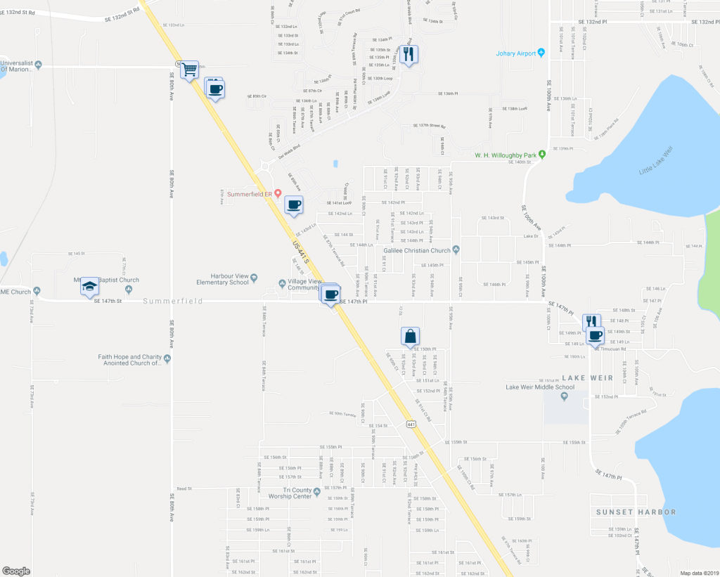 14691 Southeast 90Th Avenue, Summerfield Fl - Walk Score - Summerfield Florida Map