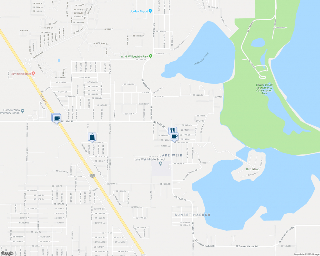 14825 Southeast 100Th Terrace, Summerfield Fl - Walk Score - Summerfield Florida Map