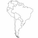 17 Blank Maps Of The United States And Other Countries   Printable Blank Map Of South America