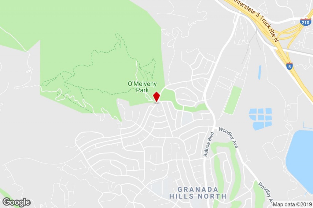 18100 Sesnon Blvd, Granada Hills, Ca, 91344 - Residential Property - Granada Hills California Map