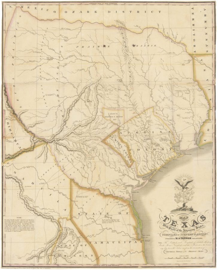 Stephen F Austin Map Of Texas