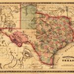 1866 Texas Map Old West Map Antique Texas Map Restoration   Antique Texas Maps For Sale