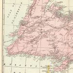 1901 Antique Newfoundland Map Of Newfoundland Canada Print Vintage   Printable Map Of Newfoundland