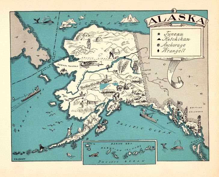 Alaska State Map Printable