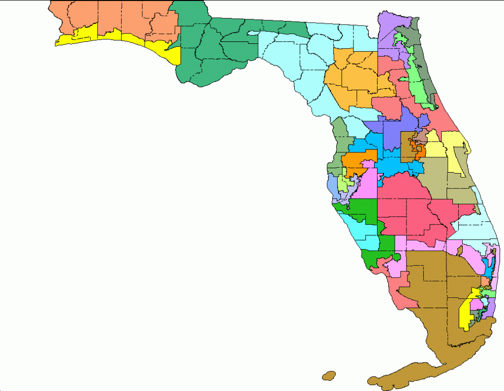 2000 Redistricting - Florida Congressional Districts Map 2018