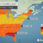 2018 Spring Allergy Forecast: Pollen Levels To Soar Early In The   Florida Pollen Map