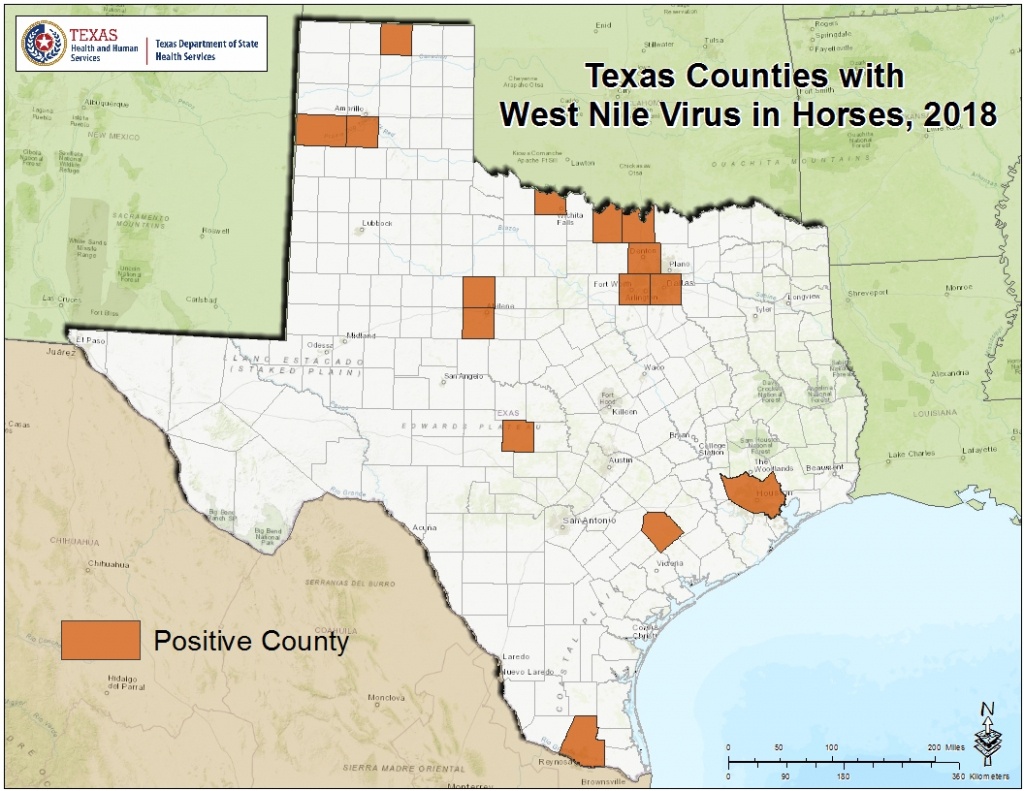 2018 Texas West Nile Virus Maps - West Nile Virus Texas Zip Code Map