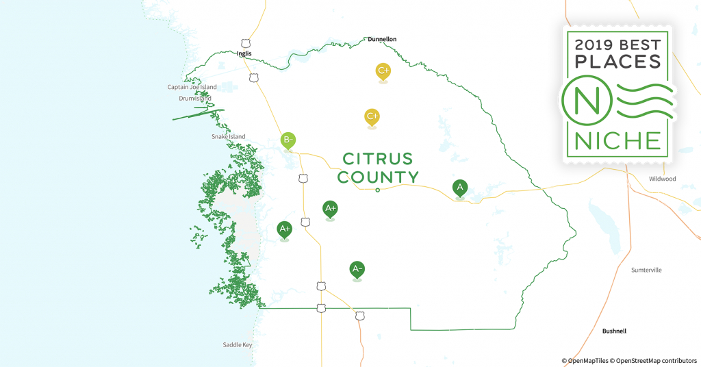 2019 Best Places To Live In Citrus County, Fl - Niche - Citrus Hills Florida Map