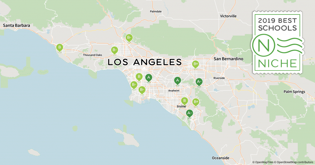 2019 Best School Districts In The Los Angeles Area - Niche - California School District Rankings Map
