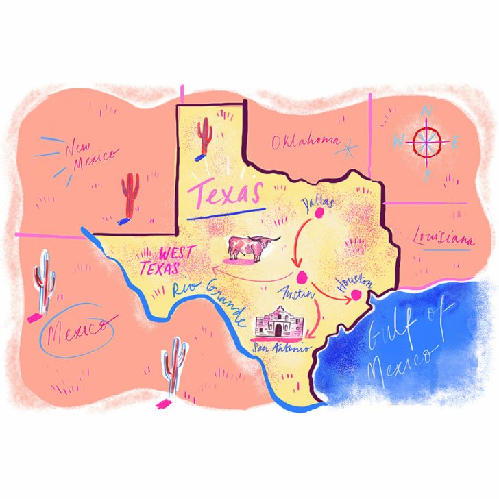 Texas Map Store Coupon