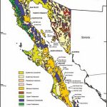 3. Geological Map Of The Baja California Peninsula And Adjacent   Baja California Norte Map