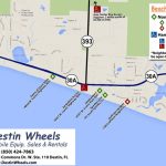 30A & Destin Beach Access   Destin Wheels Rentals In Destin, Fl   Denton Florida Map