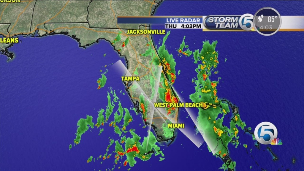 4 P.m. Thursday Weather Forecast For South Florida - Youtube - Florida Doppler Radar Map