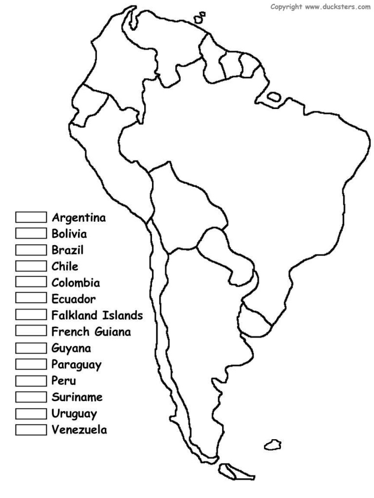 51 Full Latin America Map Study - Blank Map Of Latin America Printable
