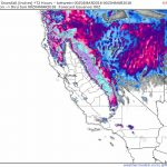 6 To 8 Feet Of Snow Forecast For California Mountains | Watts Up   California Snow Map