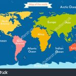 7 Continents And 5 Oceans In This World Telugu New World | 5 Oceans   Printable Map Of The 7 Continents And 5 Oceans