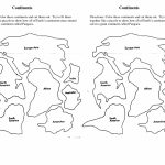 7 Continents Cut Outs Printables | World Map Printable | 7   Seven Continents Map Printable