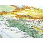 951   California Raised Relief Map   Relief Map Of Southern California