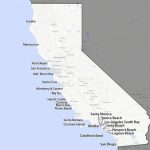 A Guide To California's Coast   Map Of Central California Coast Towns