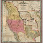 A New Map Of Texas Oregon And California With The Regions Adjoining   Texas Map 1846