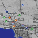 Abc7 Eyewitness News On Twitter: "maps: A Look At Each Southern   California Mountain Fire Map