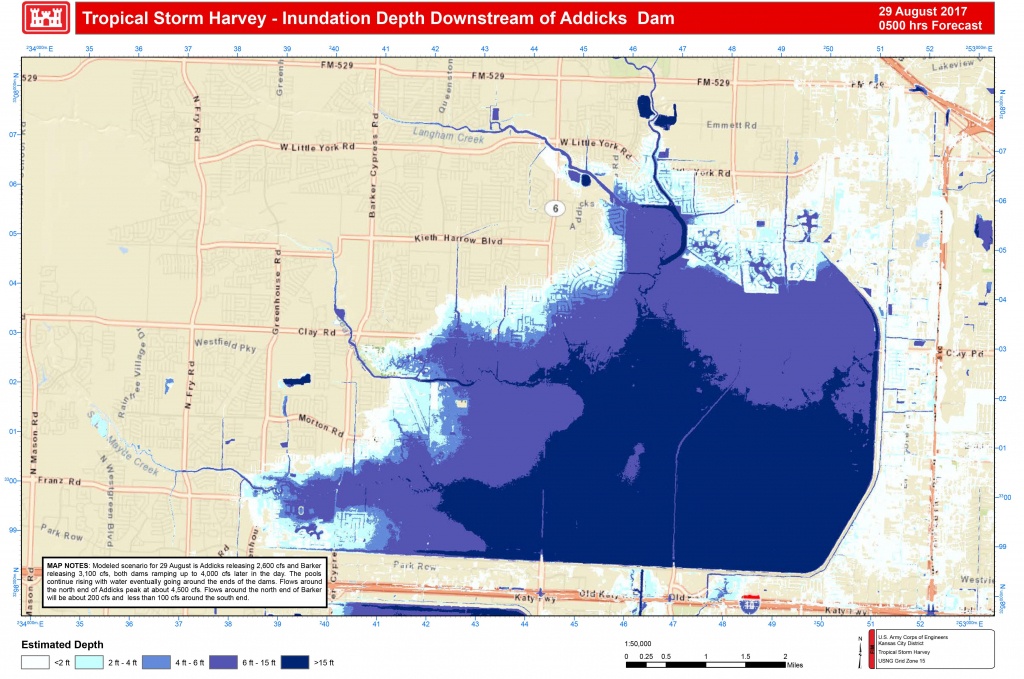 Addicks And Barker Potential Flood Maps &amp;gt; Galveston District &amp;gt; News - Katy Texas Flooding Map