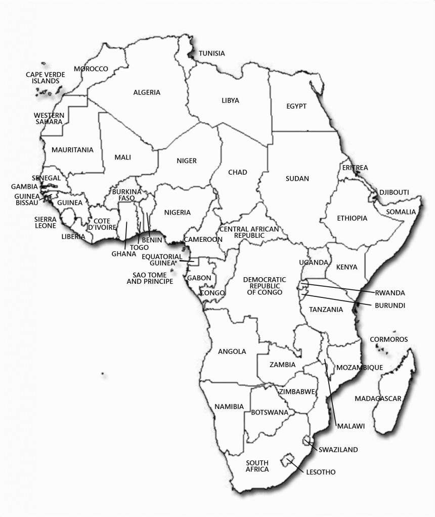 Africa Blank Political Map - Nexus5Manual - Blank Political Map Of Africa Printable