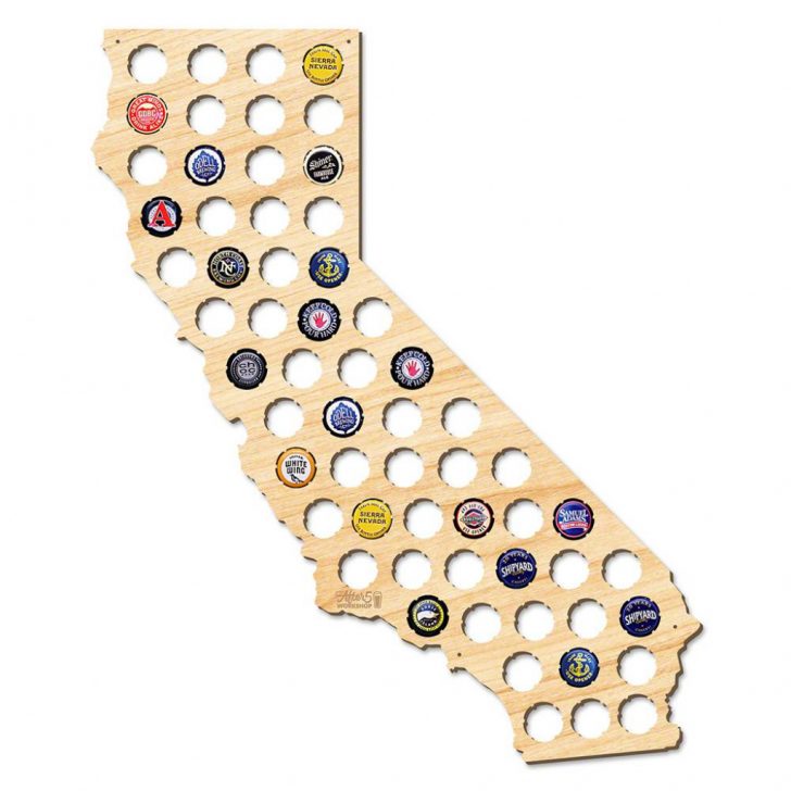 California Beer Cap Map