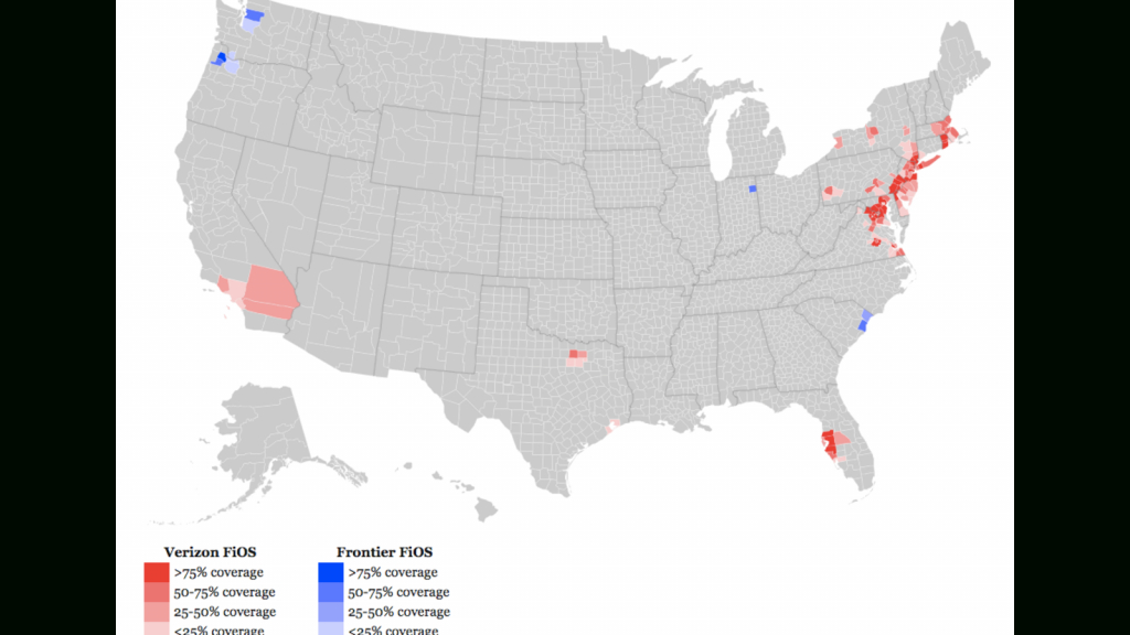 After Billions In Subsidies, The Final Verizon Fios Map Is Bleak As Hell - Verizon Fios Texas Coverage Map
