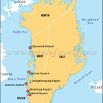 Airports In Greenland, Greenland Airports Map   Printable Map Of Greenland