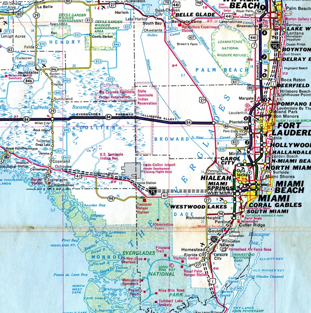 Alligator Alley Florida Map | Fysiotherapieamstelstreek - Alligators In Florida Map