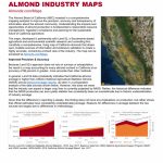 Almond Industry Maps | California Almonds   Your Favorite Easy Snack   California Almond Production Map