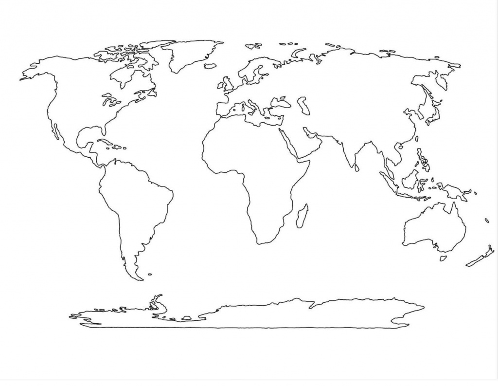 Amazing World Map Template 4 | Maps In 2019 | World Map Outline - World Political Map Outline Printable