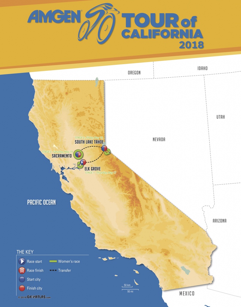 Amgen Tour Of California Women&amp;#039;s Race Empowered With Sram 2018 - Tour Of California 2018 Map