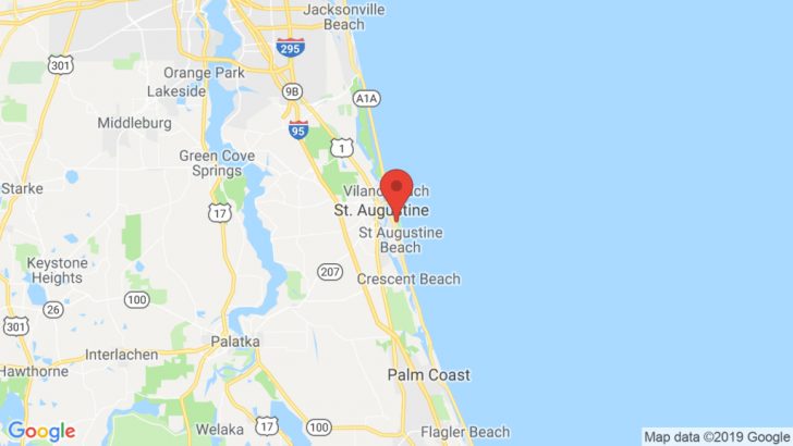 Map Of Crescent Beach Florida