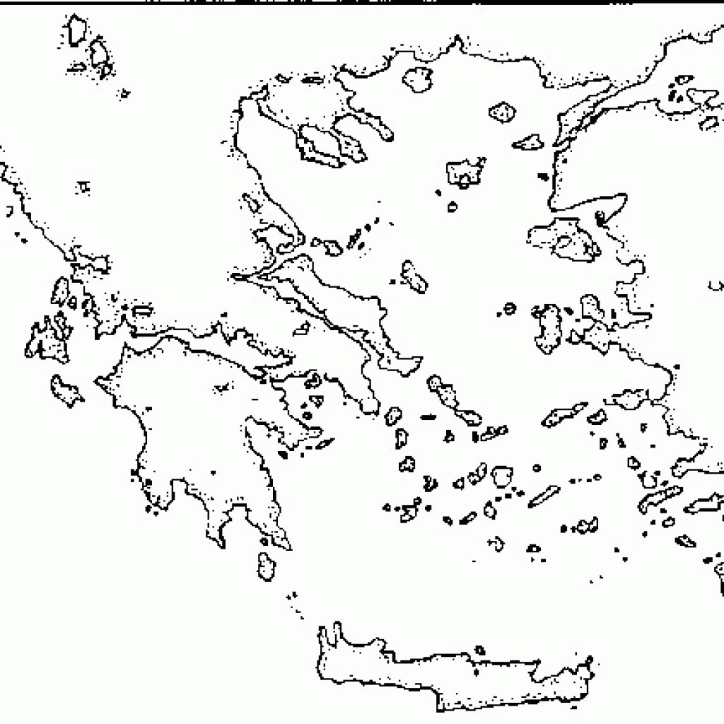 Ancient Greece Blank Map It S Beautiful - Outline Map Of Ancient Greece Printable