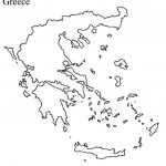 Ancient Greece Blank Map   Outline Map Of Greece Printable