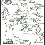 Ancient Greece Map For Coloring The Greeks Copy Their Culture From   Outline Map Of Greece Printable