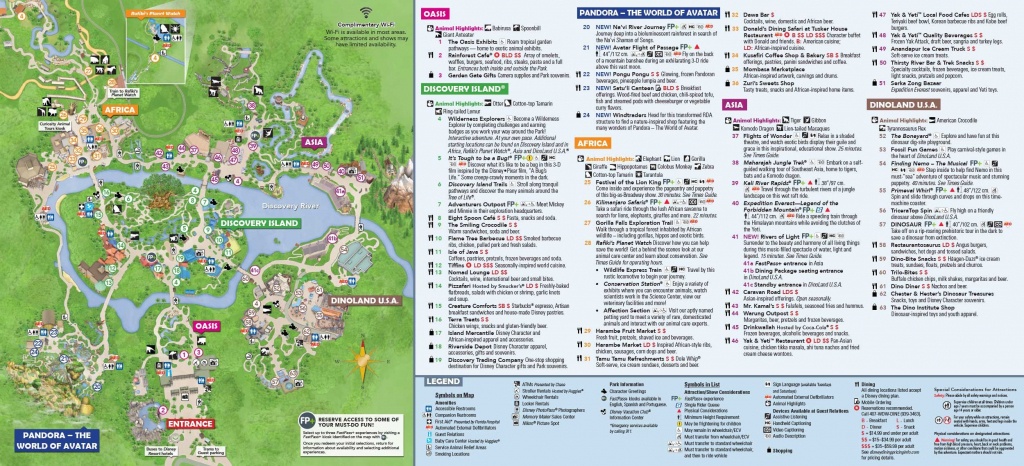Animal Kingdom Itinerary In 2019 | Disney World | Disney World Map - Printable Disney World Maps 2017