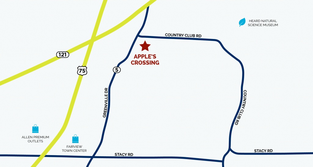 Apple&amp;#039;s Crossing In Fairview, Txcb Jeni Homes - Fairview Texas Map