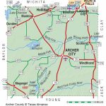 Archer County | The Handbook Of Texas Online| Texas State Historical   Luckenbach Texas Map