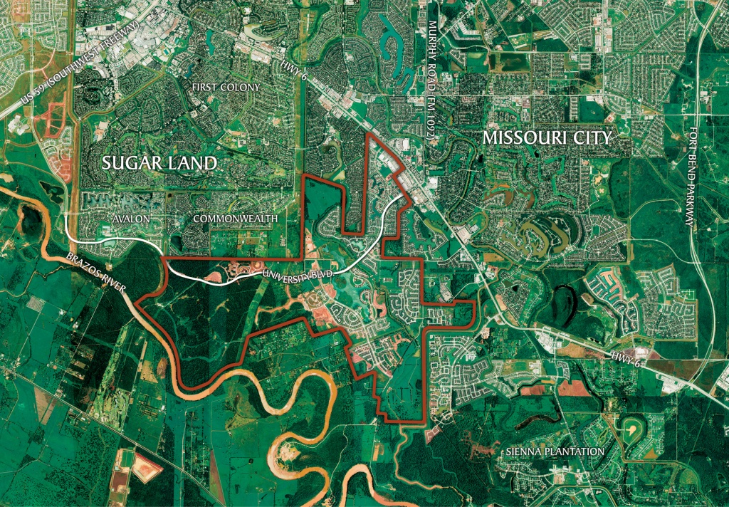 Area Map | Riverstone Near Sugar Land, Tx - Sugar Land Texas Map