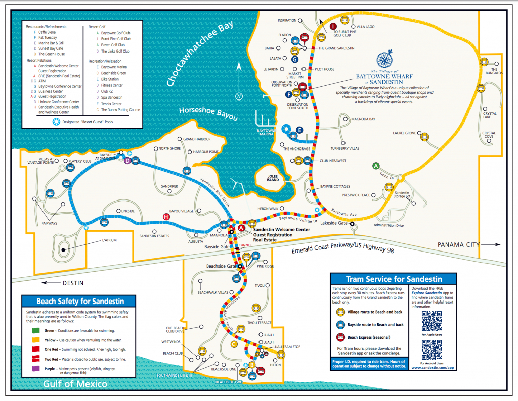 Area Maps | Sandestin Beach Maps | Hilton Sandestin Beach Golf - Sandestin Florida Map