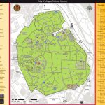 Arlington National Cemetery Map   Arlington Cemetery Printable Map