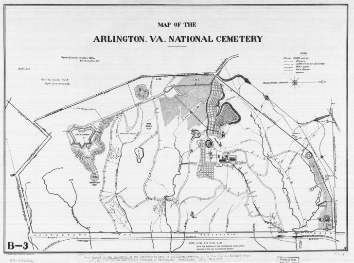 Printable Map Of Arlington National Cemetery