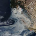Astounding Nasa Imagery Shows Scope Of California Wildfires From   California Wildfire Satellite Map