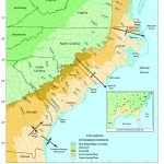 Atlantic Coastal Plain, Maryland To Florida   Florida Coast Map